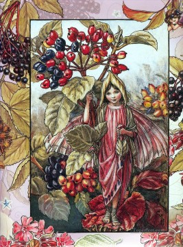 le wayfaring tree fairy fantaisie Peinture à l'huile